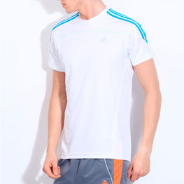 Adidas Striped Men's Round Neck Shirt