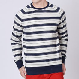 Adidas Striped Men's Round Neck Shirt